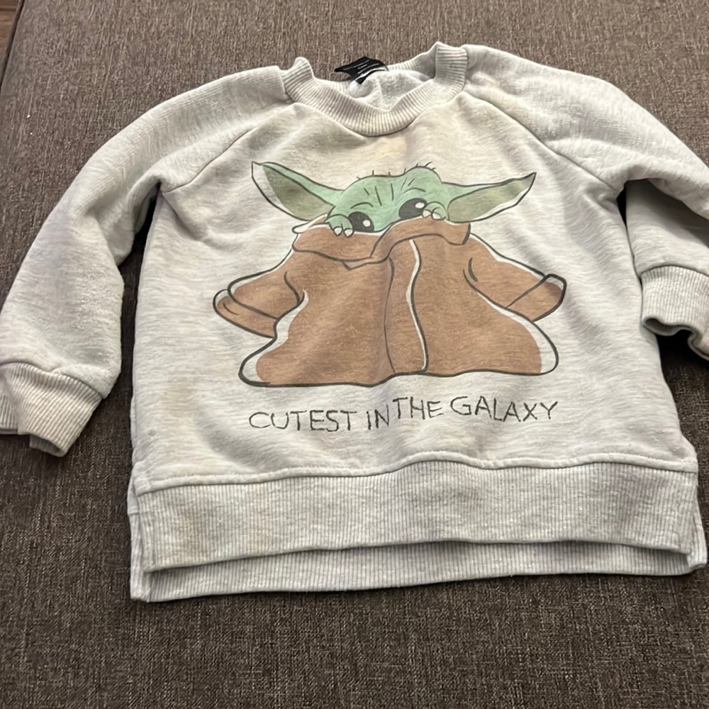 12M Cutest in the Galaxy Star Wars Sweatshirt